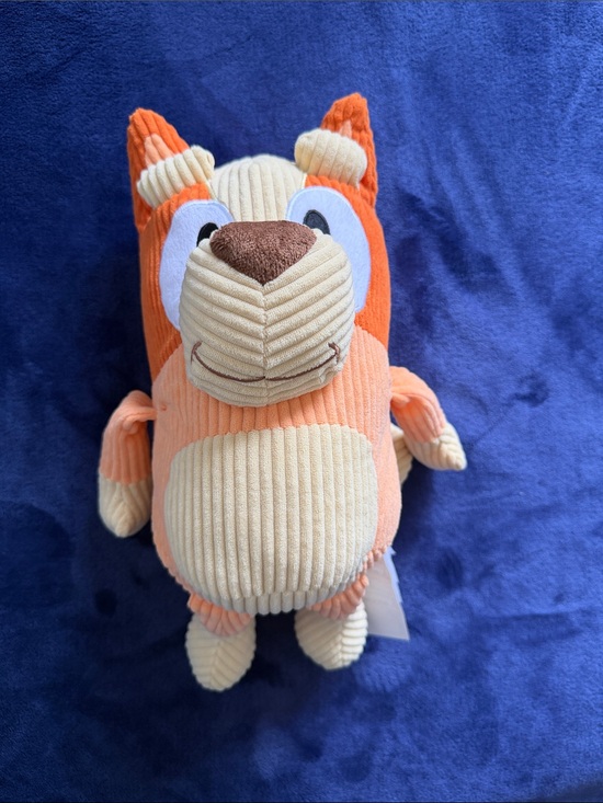Oeko Other - Plush Corduroy Fox Stuffed Animal - Orange & Cream.Brand new